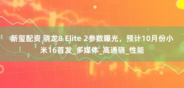 新玺配资 骁龙8 Elite 2参数曝光，预计10月份小米16首发_多媒体_高通骁_性能