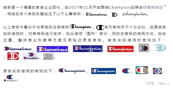 天臣配资 1050万元！山寨Champion/冠军被惩罚性高额判赔